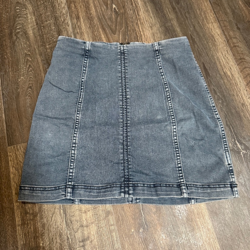 Free People Denim Skirt
